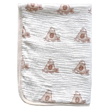 Doris.Ann 朵麗絲.安 CHI-MI 啾米 竹纖維隔尿墊 60x120cm 水豚  大號  1個