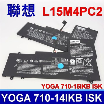 LENOVO L15M4PC2 電池  L15L4PC2 Ideapad Yoga 710 710-14IKB Yoga 710-14ISK 710-15IKB 710-15ISK Yoga 710-14ISK-IFI 710-14ISK-ISE