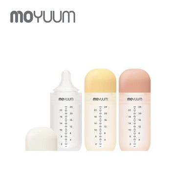 MOYUUM 韓國 白金矽膠 多功能餵食瓶 3入組 營養補充瓶【YODEE優迪】