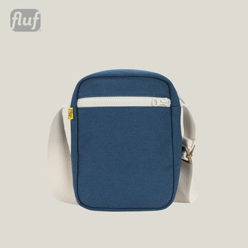 拉鍊隨身包【經典藍】-加拿大Fluf有機棉