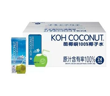 KOH 純椰子水 250毫升 X 24入