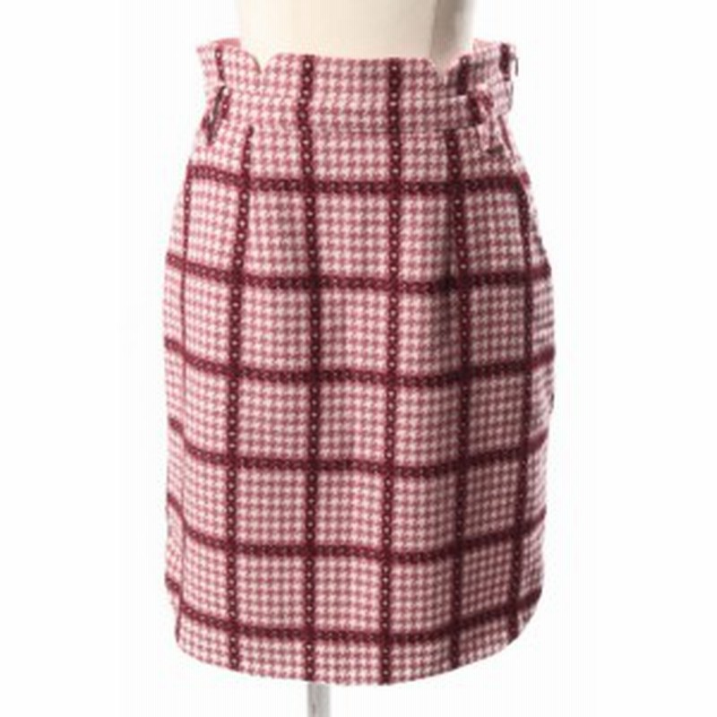 中古 リランドチュール Rirandture 17aw ドビーチェック タイト スカート Au0418 レディース 通販 Lineポイント最大1 0 Get Lineショッピング