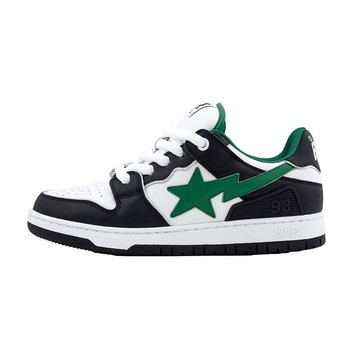 A Bathing Ape BAPE SK8 STA BOLD #1黑綠流星鞋 休閒鞋 男鞋 1L30191311-BK [台灣現貨]