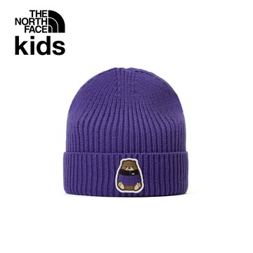 兒童紫色舒適保暖毛帽｜8CGUFOS