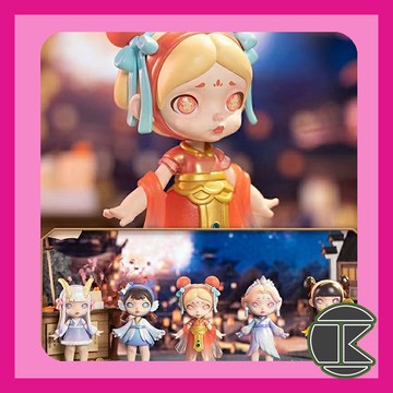 【現貨】勞拉國風太空艙 盲盒 公仔 收藏 玩具 擺件 盒玩 盲抽 一中盒4入｜愛蛋客