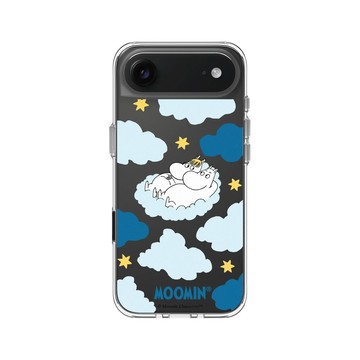iPhone Air Clear Case（相機按鈕） 透明 - Moomin - Moomin＆歌妮-雲上小戀曲