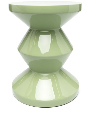 POLSPOTTEN - Zig Zag fiberglass stool - unisex - Fiberglass - One Size - Green