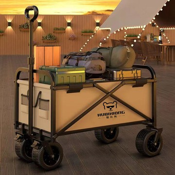 戶外野營車 野營車 營地車 野餐車 小推車露營車折疊擺攤車露營小推車推車擺地攤戶外便攜營地野餐車