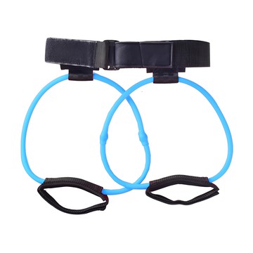 THE ONE UNITED 瑜珈拉力繩 30磅 尼龍 TPE材質 腰帶60~100CM  藍色  1條