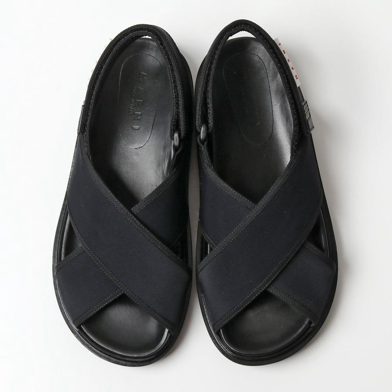 MARNI マルニ FBMR000801 TCR86 クロスベルト ロゴ サンダル