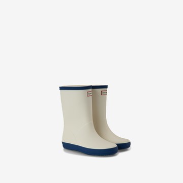 童鞋-小童經典霧面短靴-白色