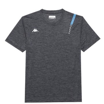 KAPPA義大利 時尚型男舒適吸濕排汗圓領衫 深灰麻花 33162QWWPP