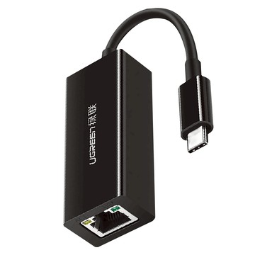 UGREEN 綠聯 Type-c網路卡 支援MAC/安卓/WIN10 線長 10cm  US236  1個