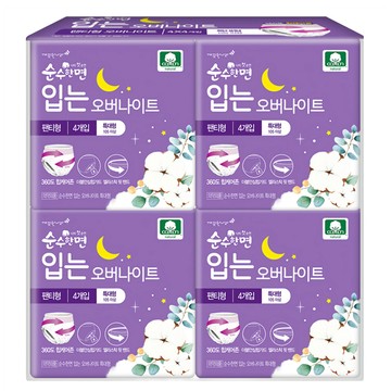 Pure Cotton 純棉美人 夜用褲型衛生棉  XL  16片  1包