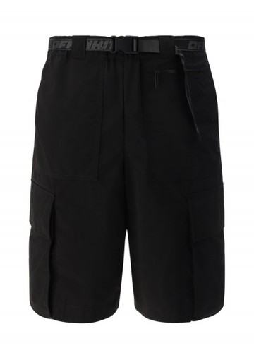 Off White - Cargo Shorts - Mens - Black