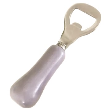 沐慕家居 胖呼呼陶瓷不銹鋼開瓶器  芋紫色  1組