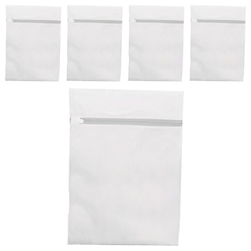 洗衣袋 加厚細網 50x60cm  白色  5個