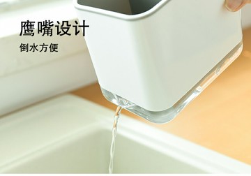 筷子簍置物架托多功能瀝水筷子籠家用筷籠筷筒廚房餐具勺子收納盒