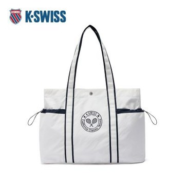 K-SWISS 手提包 WS LS HAND BAG 02 拉鍊 休閒 中性 男款 女款 白色 BG678-101