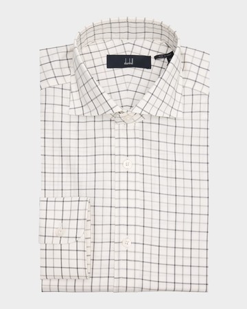 Men's Cotton Tattersall Check Dress Shirt
