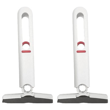 WE CHAMP 可吊掛手持膠棉小拖把 Set 2個 免手洗設計 強力吸水 去油去汙  46 x 46 x 248mm  1組