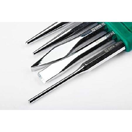 SATA 5-Piece Punch and Chisel Set with a Chromate Finish and Professionally Strong CR-V Steel Construction ST09161SJ