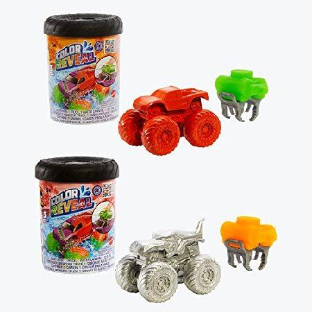 Hot Wheels モンスタートラック カラーリビール 2個パック おもちゃの