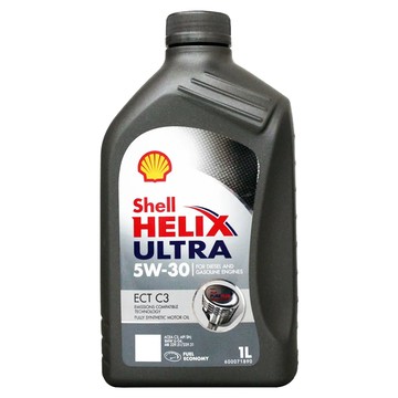 Shell 殼牌 HELIX ULTRA ECT C3 汽柴油車機油 1L 全合成機油  5w30  1瓶