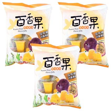 晶晶 百香果風味果凍 480g 採用埔里百香果原汁  3袋