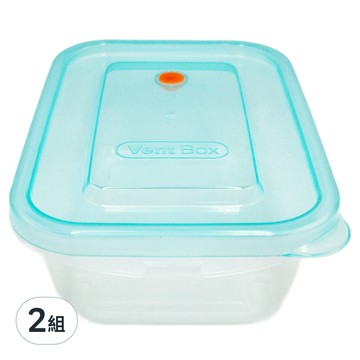 KEYWAY 聯府 易廚樂 保鮮盒 VBR5204 176 x 115 x 56mm 640g 520ml  2組  4個容器 + 4個蓋子