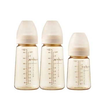 【MOTHER-K】精粹極簡PPSU奶瓶 280ml x2 + 180ml x1