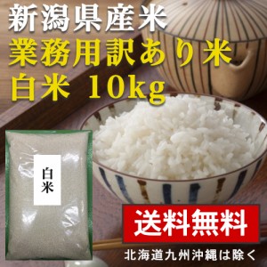 白米 10kg(5kg×2) 送料無料 新潟県産 お米 白米 業務用 訳あり