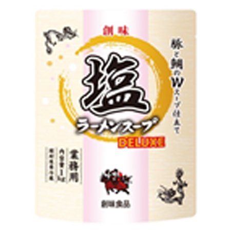 創味食品　塩ラーメンスープ　デラックス　1kg×10個