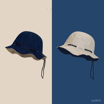 桃園出貨💖日係防曬兩用漁夫帽抽繩設計盆帽小衆可斜挎可折疊袋子戶外露營帽