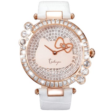 Galtiscopio迦堤 I m Hello Kitty 夢幻旋轉系列 水晶腕錶 新年禮物 推薦 送禮 48mm/MGKYRGS001WLS