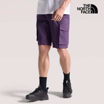 The North Face北面男款紫色DWR防潑水內置腰帶短褲｜8CM5G5O