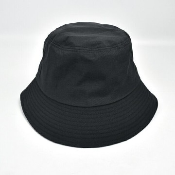 漁夫帽 全黑素面防掉鬆緊帶【NHD71】