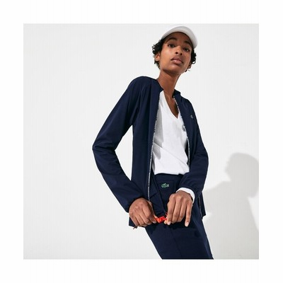 ラコステ 撥水仕様超軽量ジップゴルフジャケット レディース ネイビー 40 Xl Lacoste 通販 Lineポイント最大get Lineショッピング