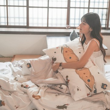 天絲(100支)床組 星際喵子▻禮盒包裝◅S1 單人床包兩件組 專櫃級 100%天絲 台灣製 棉床本舖