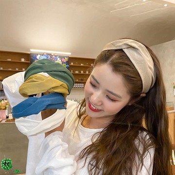 發ku女孩子發箍復古法式港風韓版頭箍外戴女外帶明星壓發百搭發