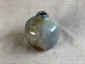 手捏柴燒花瓶