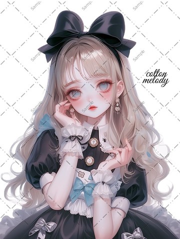 original sticker no.1149 人物貼紙 原創貼紙 人物貼紙 女孩貼紙 原創人物貼紙