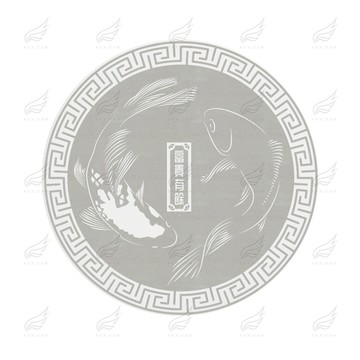 精緻時尚陶瓷吸水杯墊(富貴有餘)杯墊 陶瓷杯墊 吸水杯墊 可吸水 送禮小物 婚禮小物 企業送禮 紀念品