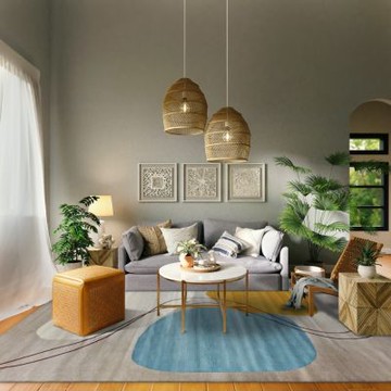 [Fuwaly] 芙娜地毯-200x290cm (客廳地毯 大地毯 短毛地毯 吸音 抗汙 防潑水 現代風 抽象風)