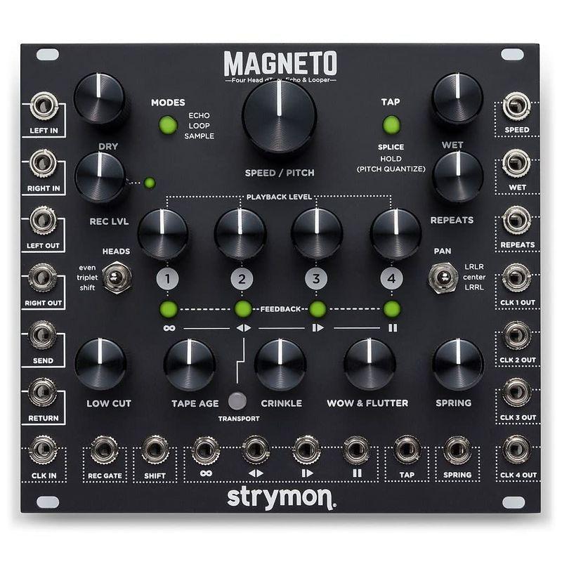 エフェクトペダル Strymon MAGNETO ユーロラック用 4ヘッド・dTape Echo  Looper 国内正規品