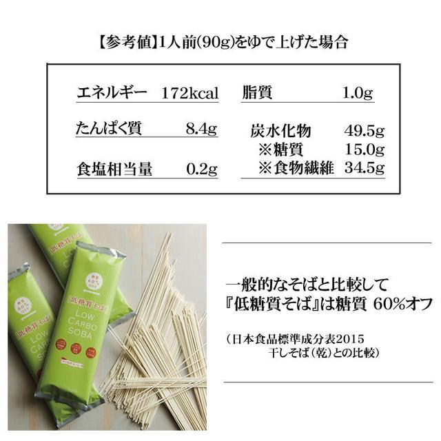 干しそば 山形県産 １８０g×１０袋 低糖質麺：蕎麦