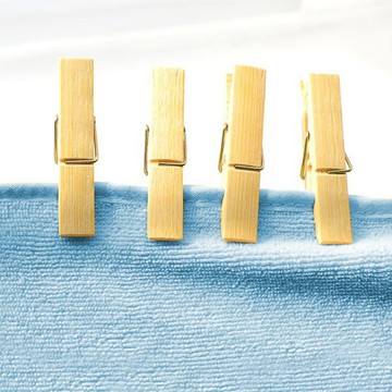 竹製木夾 20入組 菜單夾 相片夾 文件夾 木夾 曬衣夾 晾衣洗衣夾 多功能夾子 A4010