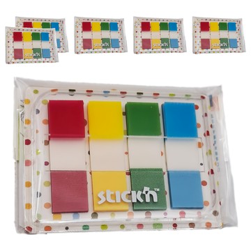 Stick'n 抽取式透明標籤  45 x 12mm  6組  20張