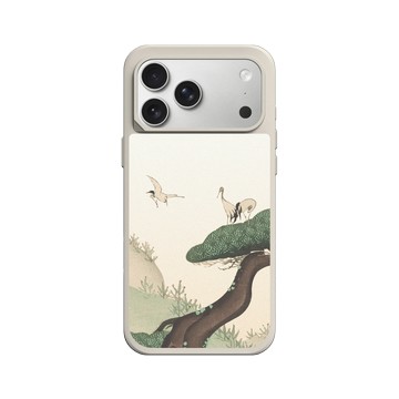 iPhone 17 Pro Max SolidX 貝殼灰 - The British Library - 鶴 ‧ 棲樹