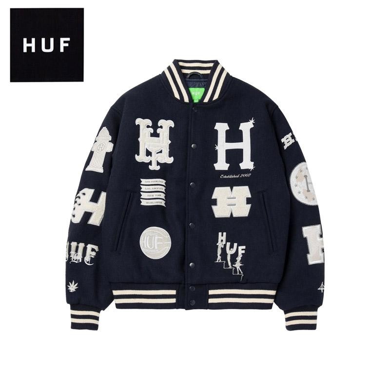 ハフ HUF 20 YEAR CLASSIC H VARSITY JACKET バーシティージャケット ...